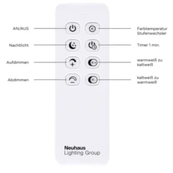 LED Deckenleuchte, stahlfarben, modern, geometrisches Design
