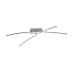 LED-Deckenleuchte, Stahl, Fernbedienung, dimmbar, RGB, CCT