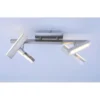 LED-Deckenleuchte, Stahl, 4-flammig, dreh und schwenkbar, modern