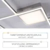 LED Deckenleuchte, stahl, modern, CCT Farbmanagement