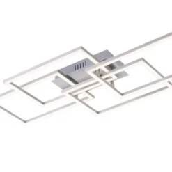 LED Deckenleuchte, stahl, modernes Design, inkl. Memory Funktion, dimmbar
