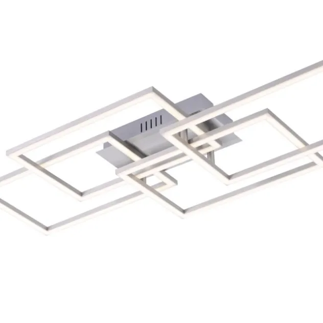LED Deckenleuchte, stahl, modernes Design, inkl. Memory Funktion, dimmbar