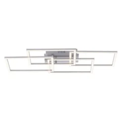 LED Deckenleuchte, stahl, modernes Design, inkl. Memory Funktion, dimmbar