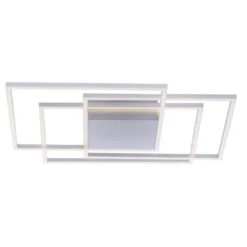 LED-Deckenleuchte, stahl, warmweiße Lichtfarbe, inkl. Dimmfunktion, modern