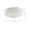 LED-Deckenleuchte, Sternenhimmeloptik, Lichtfarbsteuerung, dimmbar, modern