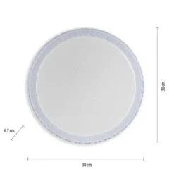 LED-Deckenleuchte, Sternenhimmeloptik, Lichtfarbsteuerung, Memory Funktion