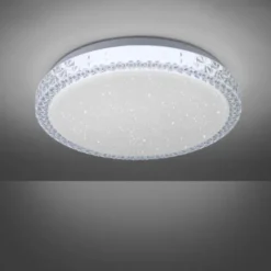 LED-Deckenleuchte, Sternenhimmeloptik, Lichtfarbsteuerung, Memory Funktion