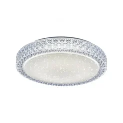 LED-Deckenleuchte, Sternenhimmel, Lichtfarbsteuerung, Ø 40cm, modern