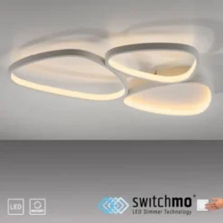 LED Deckenleuchte 3 Stufen Dimmer weiß Memoryfunktion Schlafzimmer