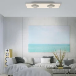LED Deckenleuchte Ventilator weiß Fernbedienung dimmbar warmweiß kaltweiß
