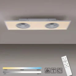LED Deckenleuchte Ventilator weiß Fernbedienung dimmbar warmweiß kaltweiß