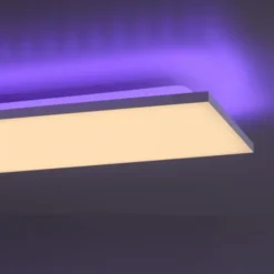 LED Deckenleuchte, weiß, CCT, RGB, Fernbedienung, dimmbar