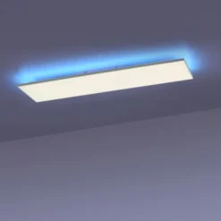 LED Deckenleuchte, weiß, CCT, RGB, Fernbedienung, dimmbar