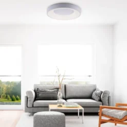 LED Deckenleuchte weiß, 50cm dimmbar Serienschaltung CCT, rund