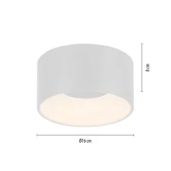 LED Deckenleuchte weiß D=16cm dimmbar SymplyDim Spot