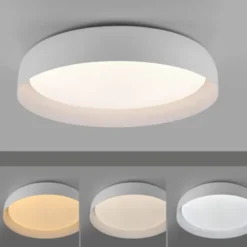 LED Deckenleuchte weiß D=58cm dimmbar Fernbedienung CCT