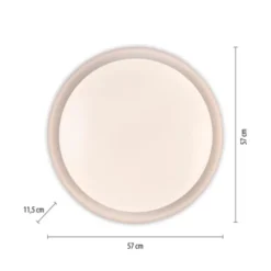 LED Deckenleuchte weiß D=58cm dimmbar Fernbedienung CCT