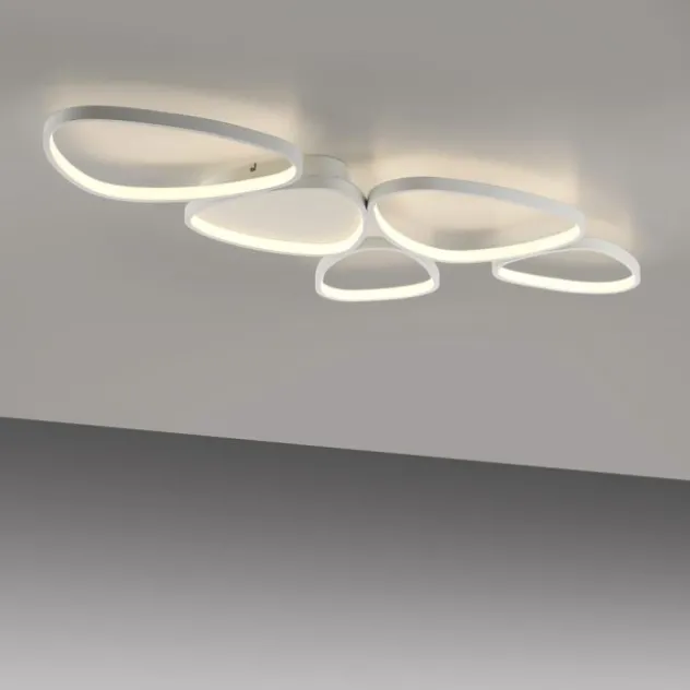 LED Deckenleuchte weiß dimmbar in 3 Stufen Memoryfunktion Wohnzimmer
