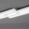 LED Deckenleuchte weiß flach 110x28 Fernbedienung dimmbar CCT Farbsteuerung