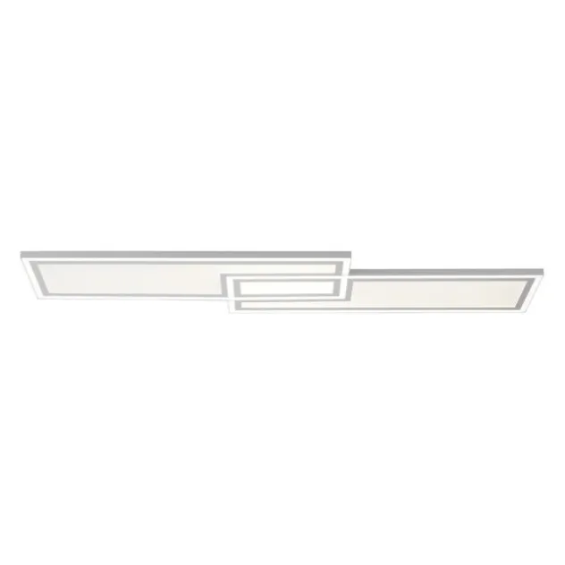 LED Deckenleuchte weiß flach 110x28 Fernbedienung dimmbar CCT Farbsteuerung