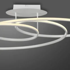 LED Deckenleuchte weiß modern Leuchtringe Esszimmer Wohnraumlampe