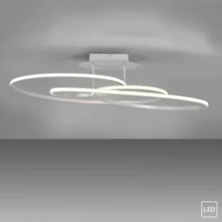 LED Deckenleuchte weiß modern Leuchtringe Esszimmer Wohnraumlampe
