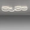 LED Deckenleuchte weiß rund 3 Stufen Dimmer moderne Wohnlampe