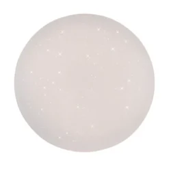 LED Deckenleuchte, weiß, rund, Sterneneffekt, Lichtfarbensteuerung, modern