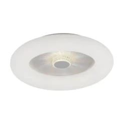 LED Deckenleuchte weiß rund 50x50 Kristalleffekte dimmbar steuerbar CCT