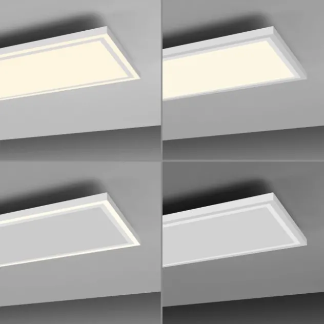 LED Deckenleuchte weiß Serienschalter Memoryfunktion warmweiß Licht