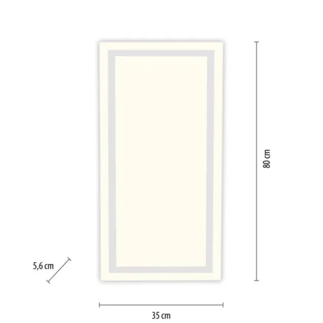 LED Deckenleuchte weiß Serienschalter Memoryfunktion warmweiß Licht