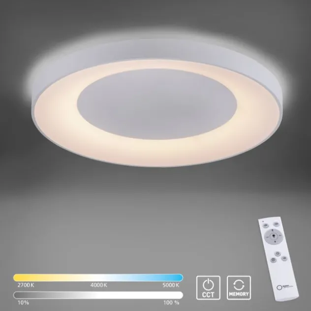 LED-Deckenleuchte, weiss, dimmbar, CCT-Farbmanagement, Memory Funktion