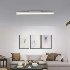 LED Deckenleuchte weiss 100x11,8cm CCT Farbmanagement dimmbar Fernbedienung