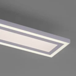 LED Deckenleuchte weiss 100x11,8cm CCT Farbmanagement dimmbar Fernbedienung