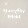 LED Deckenleuchte weiß Sternenhimmel rund D=26cm Schlafzimmer