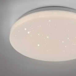 LED Deckenleuchte weiß Sternenhimmeloptik D=22 warmweiß 3000K