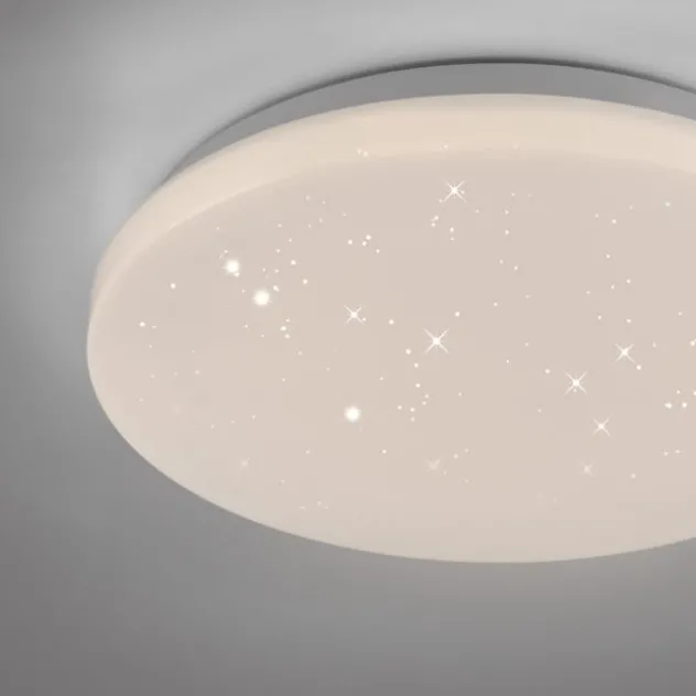 LED Deckenleuchte weiß Sternenhimmeloptik D=22 warmweiß 3000K