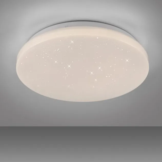 LED Deckenleuchte weiß Sternenhimmeloptik D=22 warmweiß 3000K