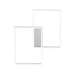 LED-Deckenleuchte, 75,5x56,2cm, CCT-Farbmanagement, Fernbedienung, Memory Funktion