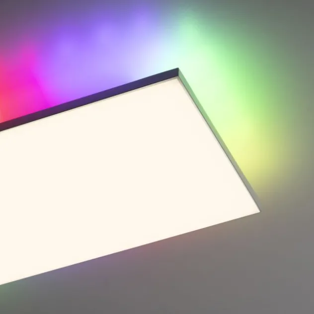 LED Deckenleuchte 100,5x25,5cm weiß rechteckig RGB+CCT dimmbar Panel