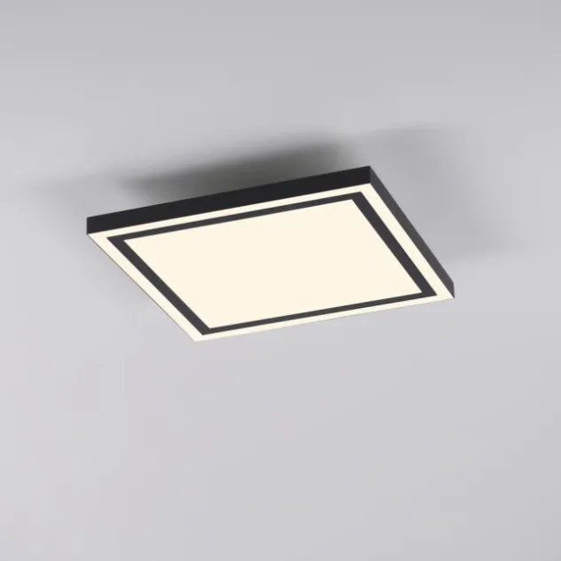 LED Deckenleuchte 30x30 schwarz dimmbar CCT steuerbar über App