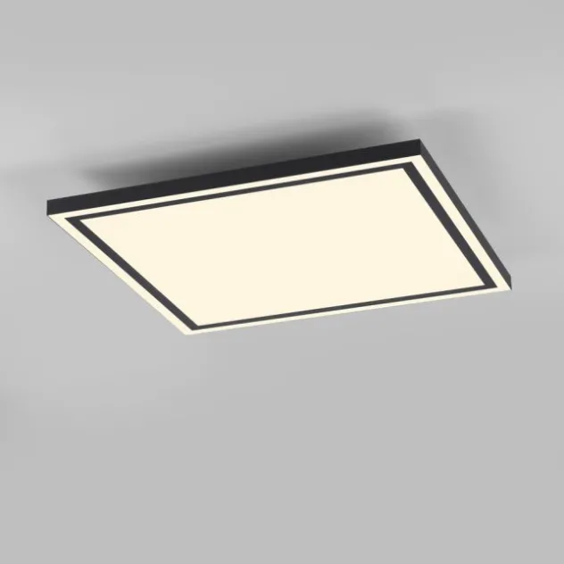LED Deckenleuchte 45x45 schwarz steuerbar über App dimmbar