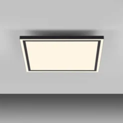 LED Deckenleuchte 45x45 schwarz steuerbar über App dimmbar