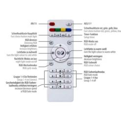 LED Deckenleuchte 40x40 weiss flach Rainbow RGB Fernbedienung Alleskönner