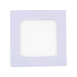 LED-Einbauleuchte, silber, quadratisch, eckig, modern, dimmbar, blendfrei