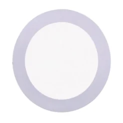 LED-Einbauleuchte, silber, rund inkl. Dimmfunktion, blendfrei, modern