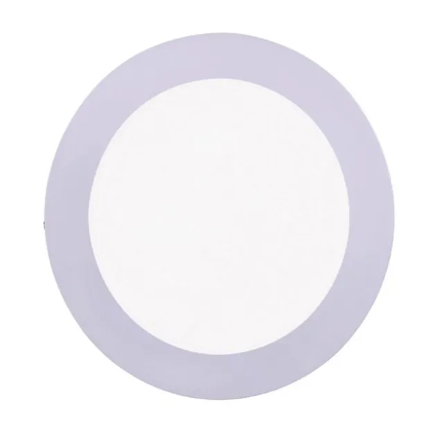 LED-Einbauleuchte, silber, rund inkl. Dimmfunktion, blendfrei, modern