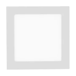 LED-Einbauleuchte, weiß, quadratisch, warmweiß, dimmbar, blendfrei, modern
