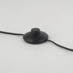 LED 2 flammige Stehlampe schwarz drehbar Fußschalter schlichtes Design