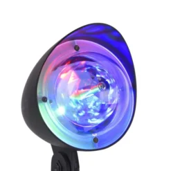 LED-Gartenerdspieß, Disco-Effekt, spritzwassergeschützt, schwarz